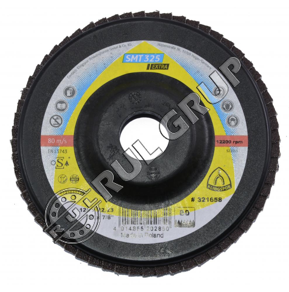 DISC LAMELAR SMT325 125X22MM P80 KLINGSPOR 